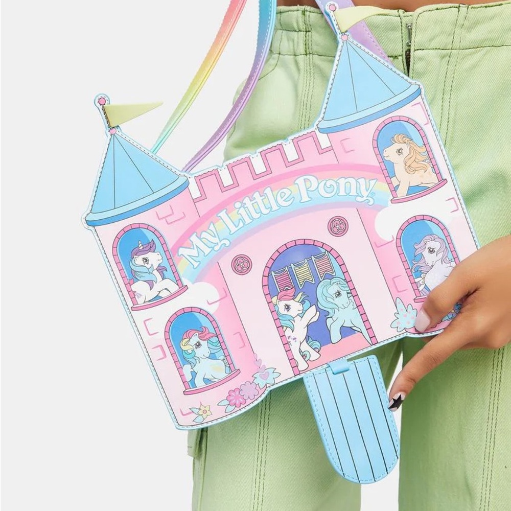 Loungefly Hasbro My Little Pony Castle Cross Body Bag ~NWT - Picture 9 of 9
